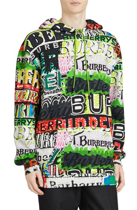 burberry graffiti print hoodie|Men’s Designer Hoodies & Sweatshirts .